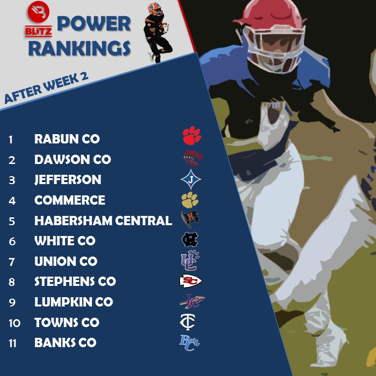 POWER RAKINGS - AFTER WEEK 2