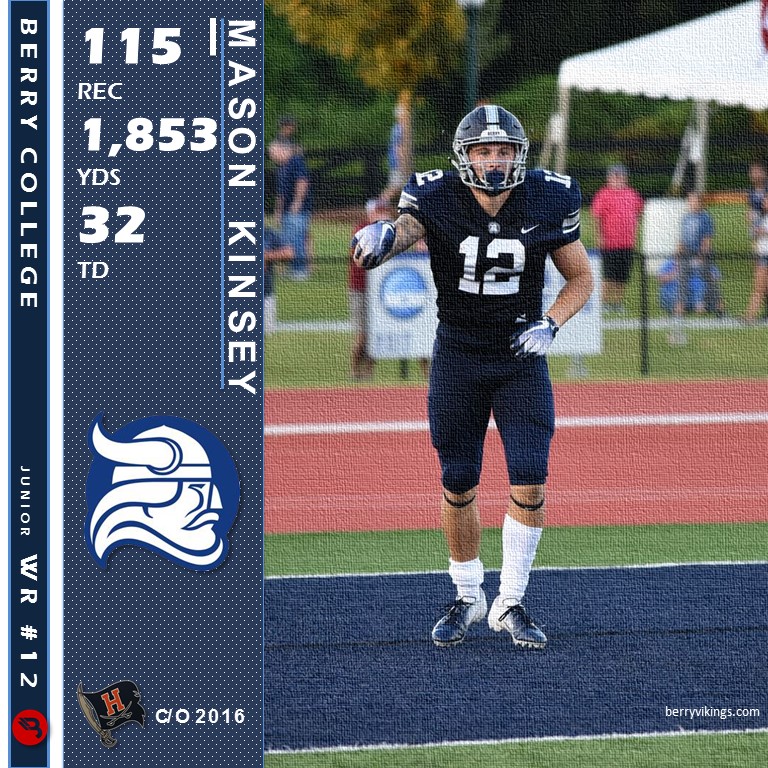 Mason Kinsey - Habersham - Berry FB