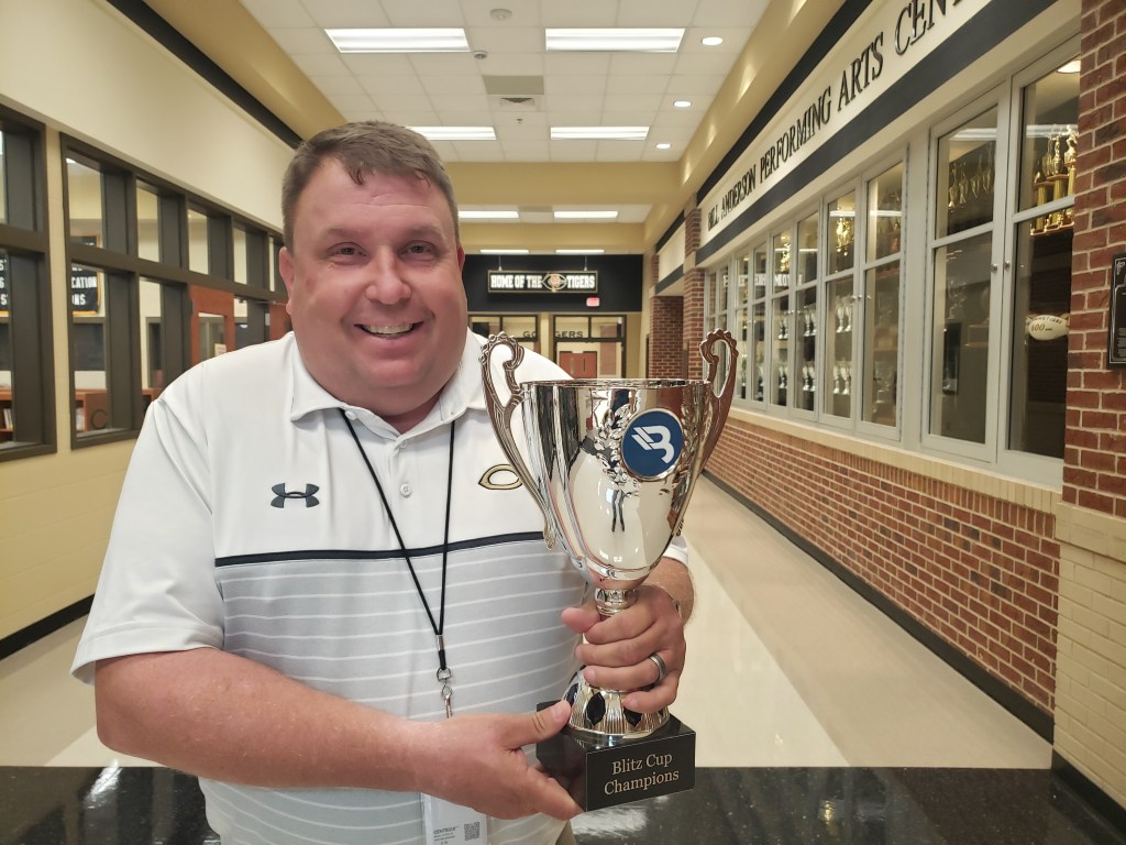 BLITZ Cup Arrives At Commerce For 2021-22 School&nbsp;Year