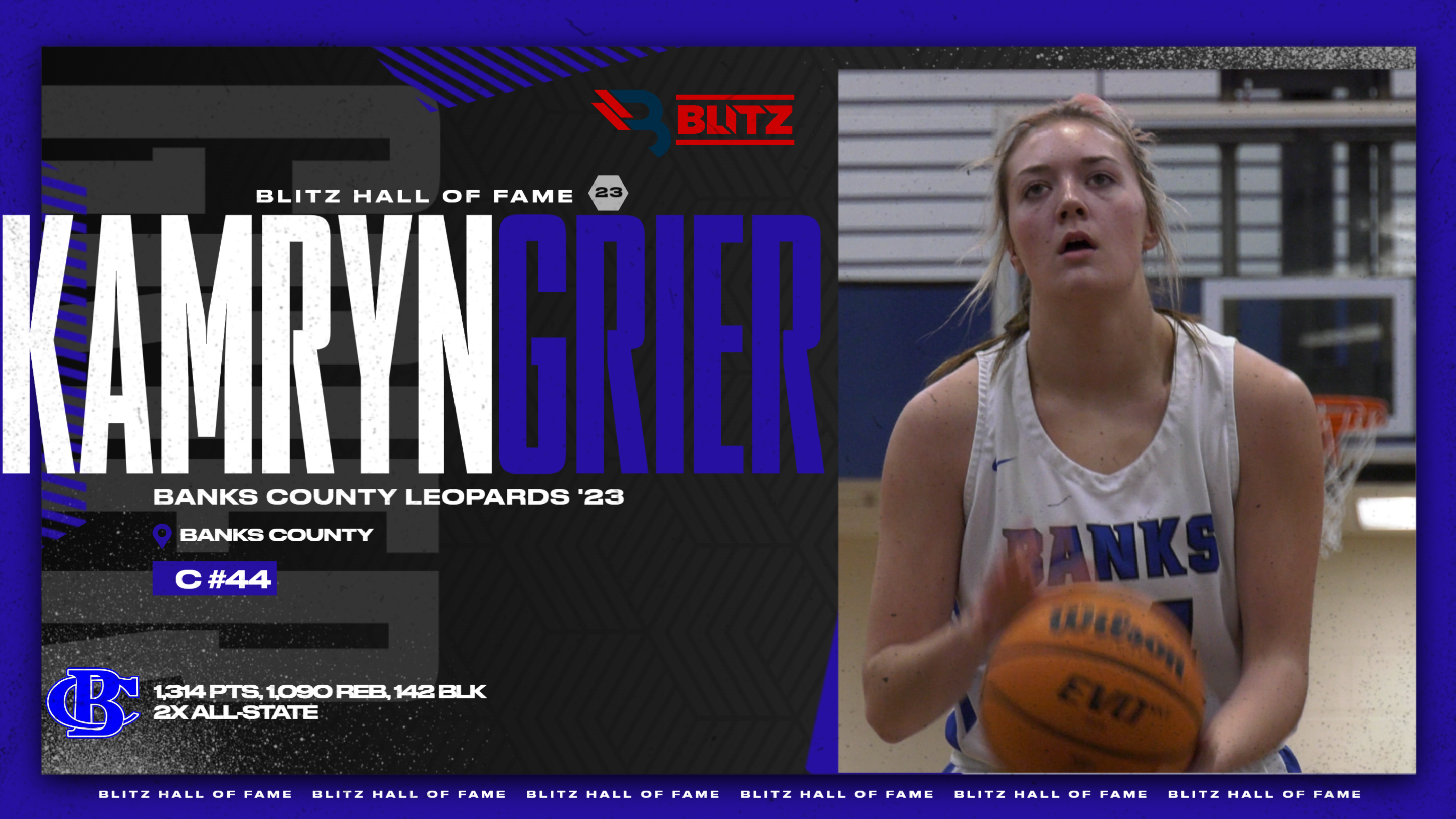 Kamryn Grier HOF - Banks