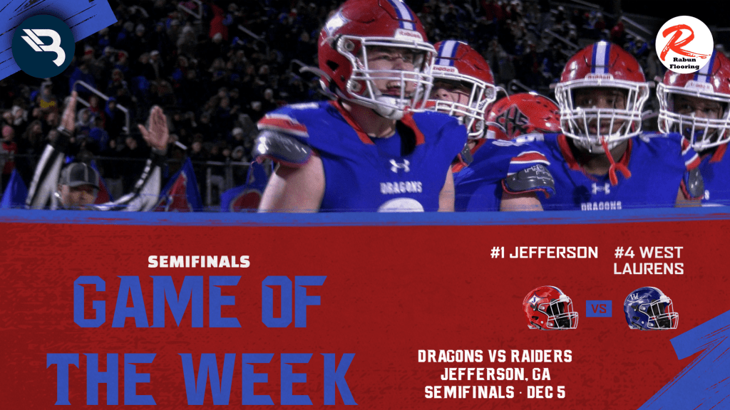 Game of the Week: Jefferson vs West Laurens (Installed by Rabun&nbsp;Flooring)