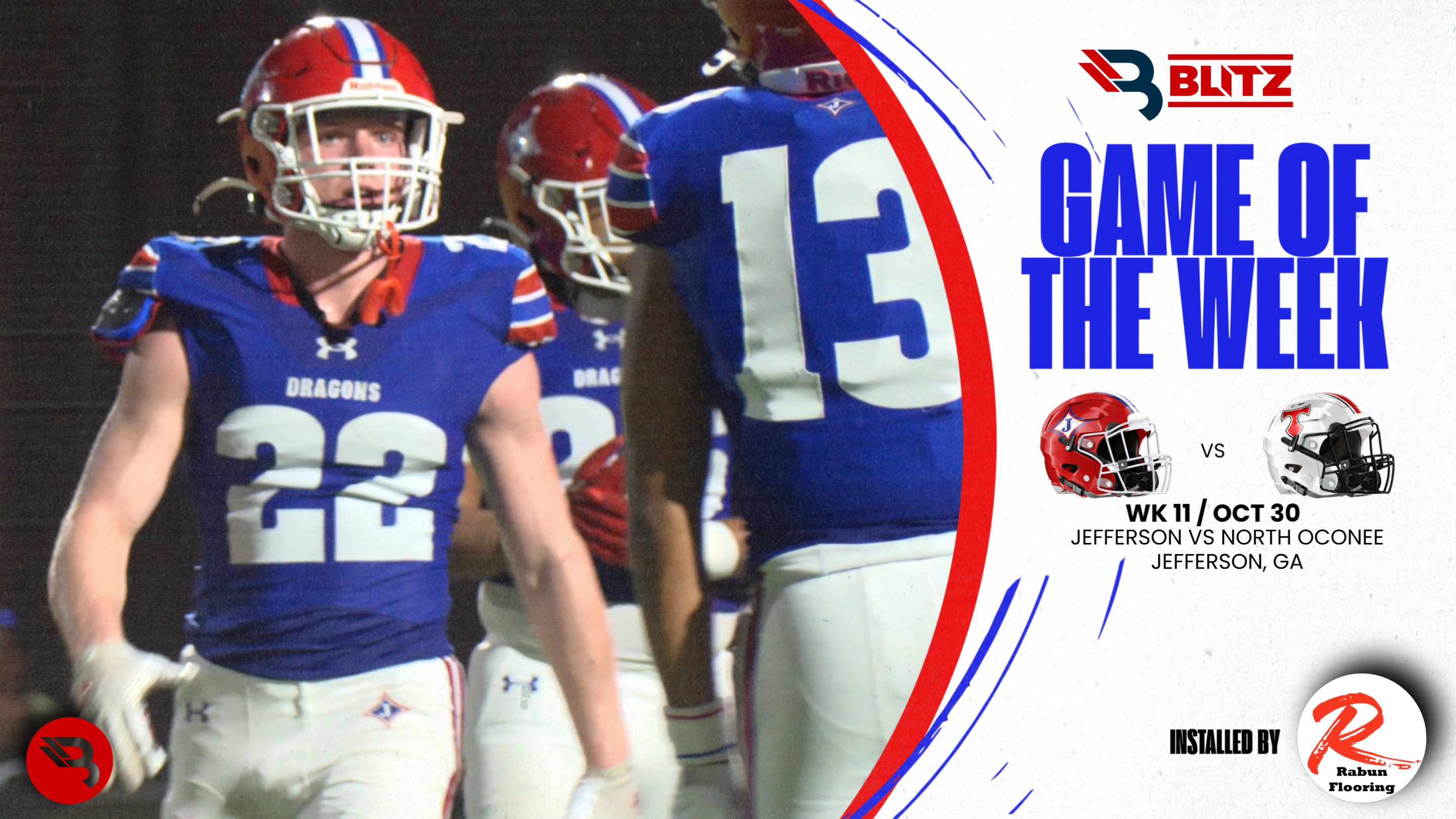 Game of the Week – Jefferson vs North Oconee (Installed by Rabun Flooring)